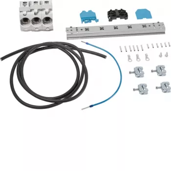 Set suport siguranță HAGER ZY51T1 pentru protecția circuitului secundar al transformatorului de curent, 1 pol, 0,5 A, 250 V AC, montaj pe șină DIN