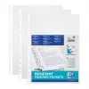 ELBA Standard Document Sleeve DIN A4, PP, 0.09 mm, Grained, Top Open, Euro Perforation, Document Safe, Anti-Glare (71460)