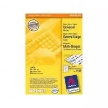 Etichete cu adeziv permanent Avery 3420 albe 70 x 16,9 mm 5100 etichete (100 foi x 51)