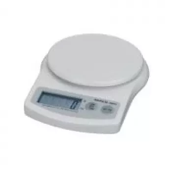 Cântar digital de scrisori MAULalpha 5 kg, argintiu, g/oz, operare cu un singur buton, alimentat cu baterii 1645002