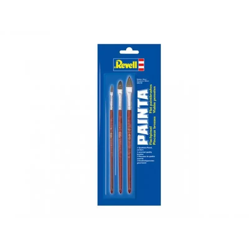 Set de 3 pensule plate Revell (29610)