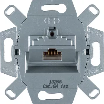 Hager G3139 Modul priză de date RJ45 Cat.6 ecranat pentru canal de pervaz