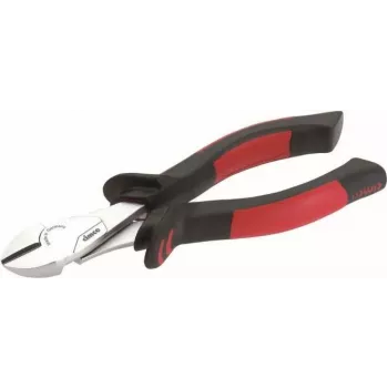 Clește lateral de forță CIMCO 200mm, călit în ulei, tăișuri călite prin inducție, mâner ergonomic din 2 componente, roșu/negru 100528