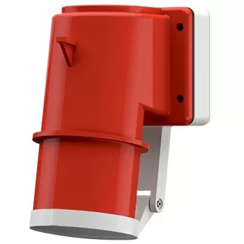 Mufă de aparat de suprafață MENNEKES 400 16A 5 pini 6h 400V IP44 roșu
