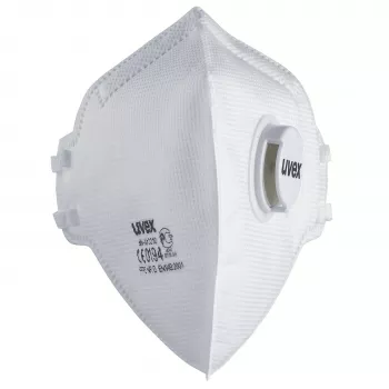 Mască de protecție respiratorie uvex silv-Air classic 3310 FFP3 - alb, bandă textilă pentru cap, clemă nazală PP, 1 bucată 8763310