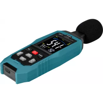Sonometru JOY-IT JT-SLM01 cu afișaj color și înregistrare de date, 30-130 dB, 31,5 Hz - 8 kHz
