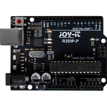 Placă de dezvoltare cu microcontroller Joy-IT ARD_R3DIP-P compatibilă Arduino UNO R3 cu ATmega328P DIP