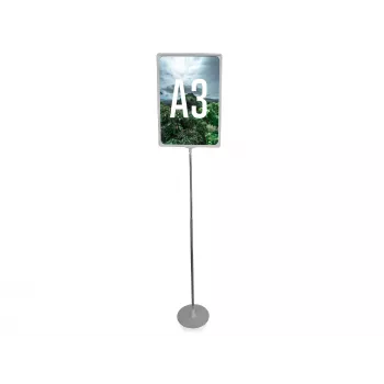 Stand de prezentare pentru poster LMG PLSTA3-SI Exclusive A3 argintiu
