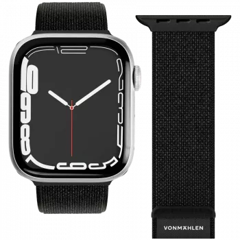 Curea sport VONMÄHLEN Fitness Loop 2 pentru Apple Watch 44mm, 45mm, 46mm, 49mm - negru