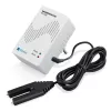 Detector de scurgeri de apă H-Tronic 1114720 cu senzor extern, cu ștecher, 230V AC, alarmă acustică 85 dB, ieșire releu, cablu de senzor 2 m