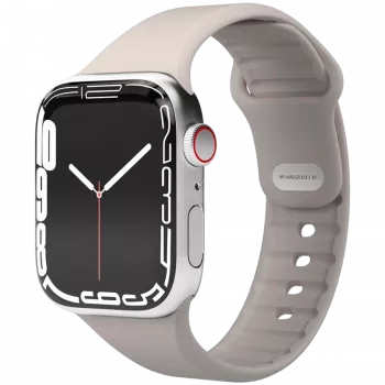Curea VONMÄHLEN Classic Band 2 pentru Apple Watch 44mm, 45mm, 49mm, mărime unică, crem
