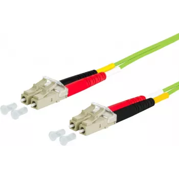 Cablu patch METZ CONNECT OpDAT LC-Duplex/LC-Duplex OM5 3m verde lime 151R1JOJO30E