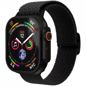 Curea VONMÄHLEN Woven Loop 44, 45, 46, 49mm mărime unică, negru
