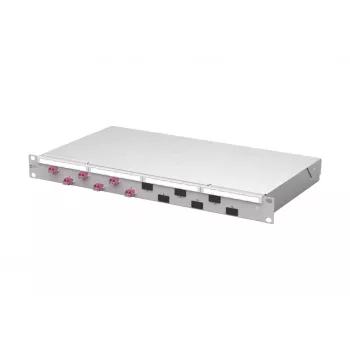 Modul panou patch fibră optică METZ CONNECT VIK 6xLC-D OM4 1504507506-F