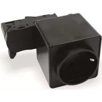 Priză universală LEUCHTEK LTek LEUCH 279705, comutabilă trifazat, 16 A, negru