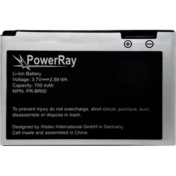 Acumulator de schimb PowerRay PR-616-0728 pentru iPhone 5S, 1560 mAh, Li-Po, bulk