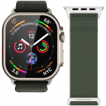 VONMÄHLEN Classic Nylon Loop 44, 45, 46, 49mm mărime unică, oliv