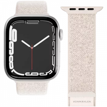 VONMÄHLEN Fitness Loop 2 brățară pentru Apple Watch 44/45/46/49mm, crem