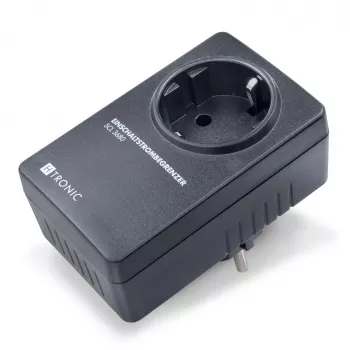 Limitator de curent de pornire H-Tronic 1114730 SCL 3680 IP20, 16 A, 3680 W, adaptor ștecher Schuko, negru