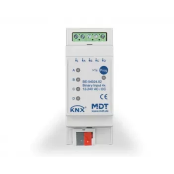 Intrare binară MDT BE-04024.02 4 circuite 2TE REG 24V AC/DC