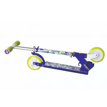 Trotinetă cu 3 roți MUUWMI KiddyScooter Racing, albastră