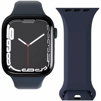 Curea VONMÄHLEN Classic Band 2 pentru Apple Watch 44/45/46/49mm, bleumarin