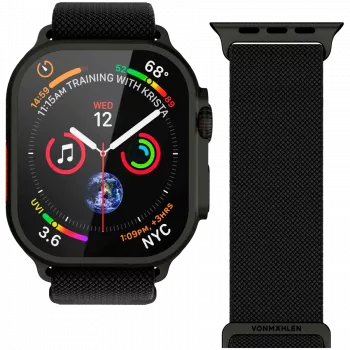 VONMÄHLEN Classic Nylon Loop 40, 41, 42mm Mărime unică, negru