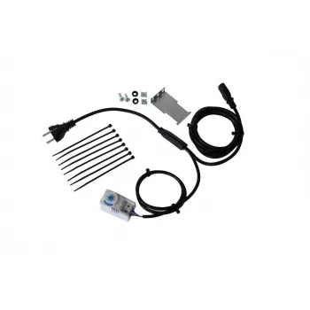 Kit de montare ventilator IT-BUDGET cu termostat, suport, cablu și materiale de montaj, reglabil 0-60°C (90ITBTKD180603KTH)