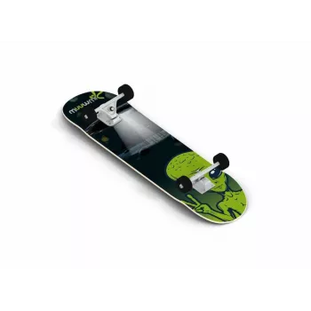 Skateboard MUUWMI AU 539 Alien, rulmenți ABEC 5, deck din arțar, 31 inch x 8 inch, pentru copii de la 6 ani