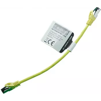 Cablu patch IT-BUDGET Cat.8.1 S/FTP, 0,25 m, galben, 40 Gbps, cupru masiv, LSZH, PoE+ 90ITBFLEX81PK025Y