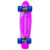 NORULES No Rules AU 349 Mini Cruiser Skateboard with Light-Up Wheels, Pink