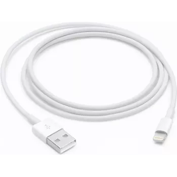 Cablu de date și încărcare CYOO Lightning 1m, alb, pentru Apple iPhone X, 11, 12, 13 (CY122526)