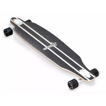 Longboard MUUWMI AU 559, deck din arțar 8 straturi, rulmenți ABEC 7, roți 70mm, lemn