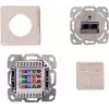 IT-BUDGET SPAR-PACK 10x priză de date Cat.6A 2 porturi RJ45, intrare cablu orizontală, PoE+, alb pur ZAA90ITBDDRW