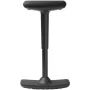 Taburet rotativ TRENDOFFICE BY DAUPHIN to-swift negru (șezut din material textil, bază din aluminiu lustruit, reglaj înălțime 420-550 mm) 9299KGSFWKGSS73GSR10UGS165033