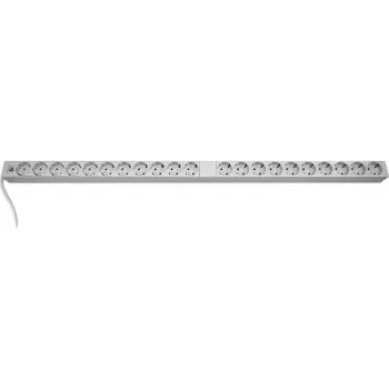 PDU vertical de rack cu 21 de prize Liebernetz cu prize Schuko, 16A, gri deschis 90LNSDL21S