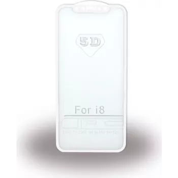 Folie de protecție pentru ecran din sticlă călită 5D CYOO Premium pentru Apple iPhone X - albă