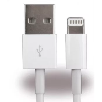 Cablu de date CYOO Lightning la USB-A 1m alb pentru iPhone 5/5S/6/6+/6s/6s+