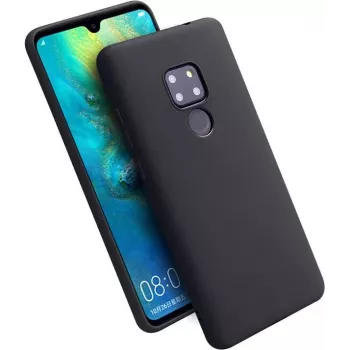 Husă premium din silicon lichid CYOO pentru Huawei Mate 20 - neagră