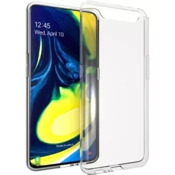 Husă din silicon ultra subțire CYOO pentru Samsung Galaxy A80/A90 - transparentă