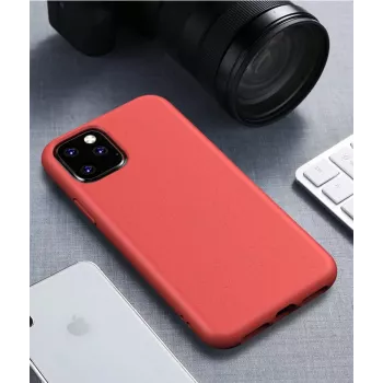 Husă rigidă biodegradabilă CYOO BioCase pentru iPhone 11, roșu, CY121584