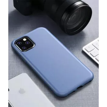 Husă rigidă biodegradabilă CYOO BioCase pentru iPhone 11 Pro Max, albastră, CY121590