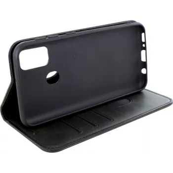 CYOO Premium BookCase for Apple iPhone 13 mini - Black Synthetic Leather Wallet Case CY122554