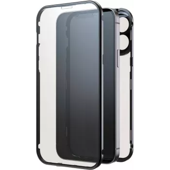 Husă Black Rock Cover 360° din sticlă pentru Apple iPhone 16 Pro Max, neagră (00228100)