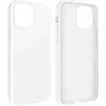 Husă din silicon lichid CYOO Premium pentru Apple iPhone 13 Pro Max, albă CY122572
