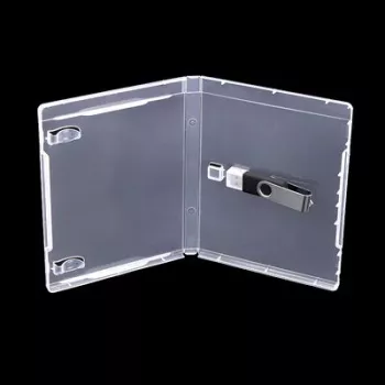 MediaRange BOX905 Carcasă goală Blu-ray pentru stick USB, 170x135mm, transparentă