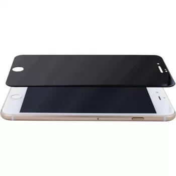 Folie de protecție pentru ecran din sticlă securizată Privacy 5D CYOO pentru Apple iPhone 8 Plus, neagră