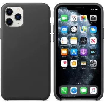 Husă rigidă din Alcantara CYOO pentru Apple iPhone 11 Pro Max - neagră - husă de protecție (CY121184)