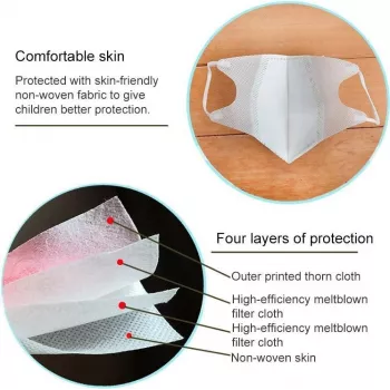 CYOO Disposable Face Mask for Girls 0-3 Years CY121626