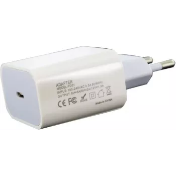 Încărcător de perete CYOO PD01 20W USB-C Power Delivery - alb CY121761